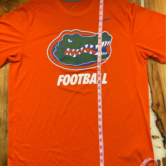 Nike Dri-Fit Florida Gators Football Shirt Orange Performance Tee Mens L - Picture 4 of 7
